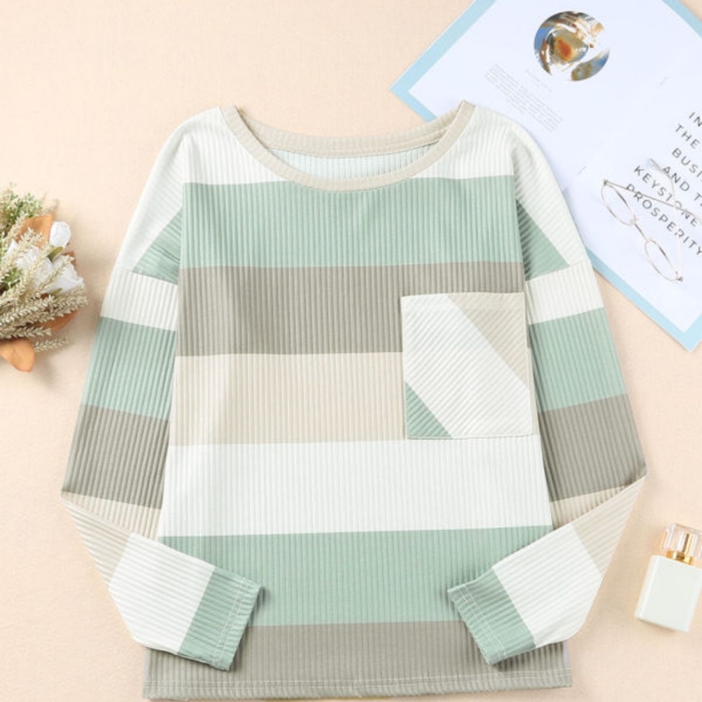 💜 New Stripped Rib Top - Picture 4 of 10